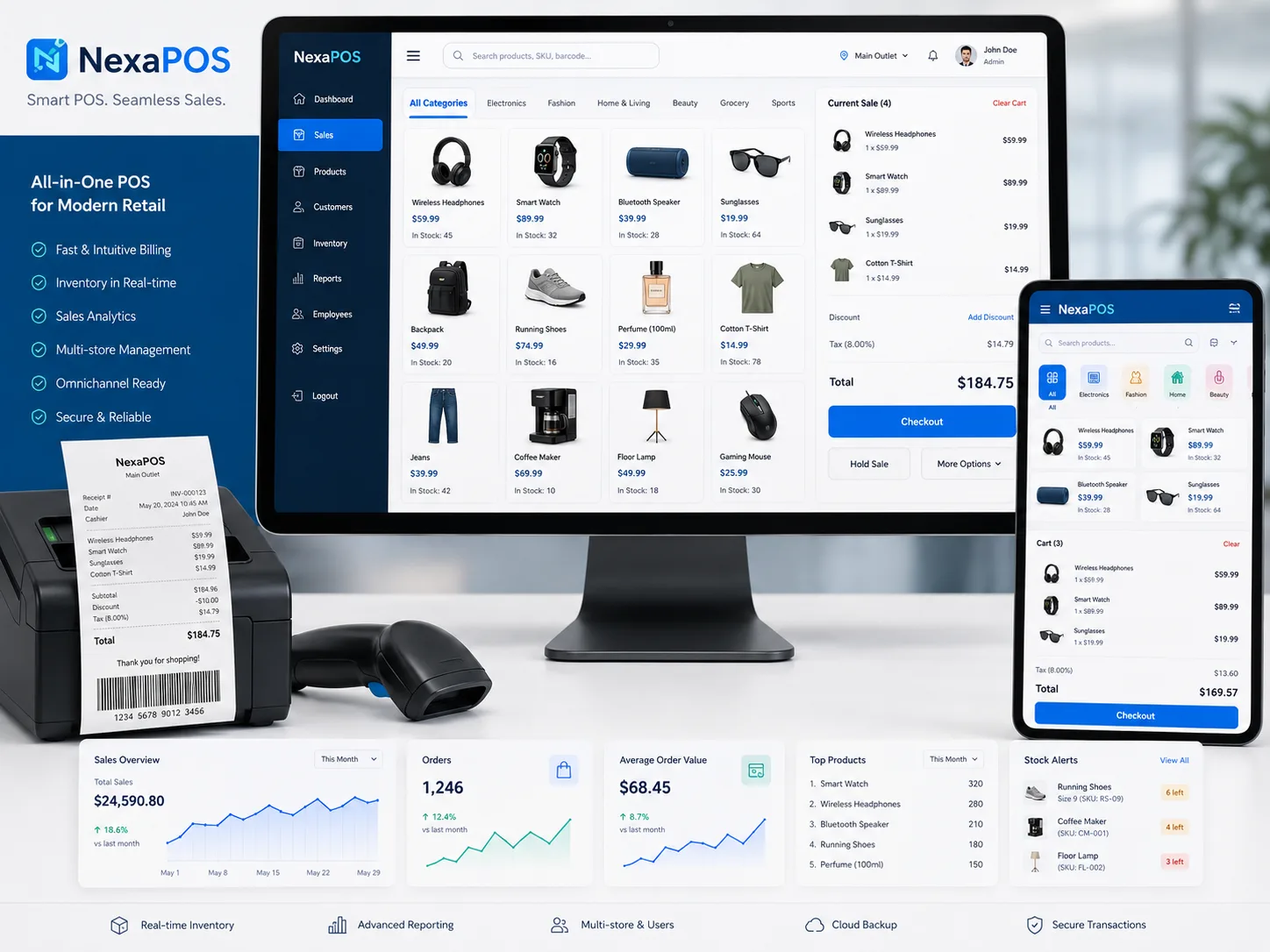 NexaPOS project screenshot